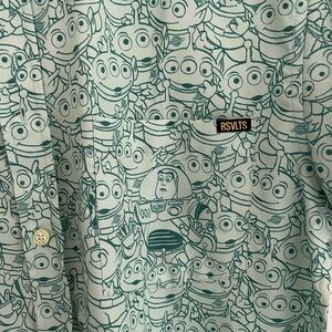 RSVLTS Green Toy Story Alien Shirt